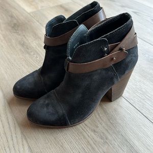 Rag & Bone suede ankle booties
